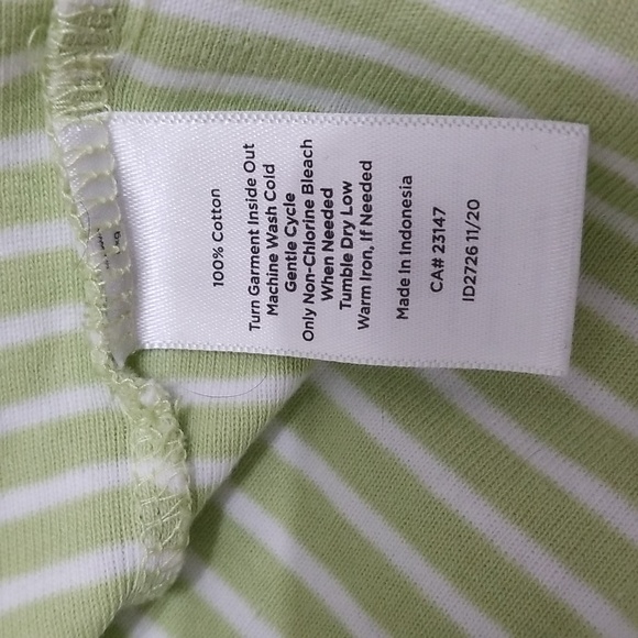 (XL) Talbots The Talbots Tee Pastel Striped Lightweight Classic Relaxed Fit - Picture 5 of 7